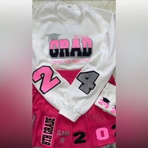 8th Grade Grad Kids Shirt - THIS OUTFIT CAN BE CUSTOMIZED-SEND MESSAGE